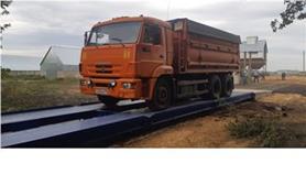 Взвешивание сельхозпродукции на автомобильных весах 60 тонн, 18 метров (типа ВАЛ 